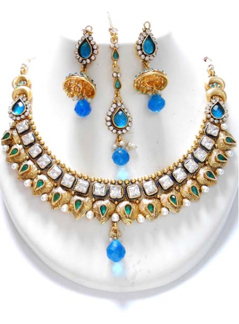 Polki Necklace Set